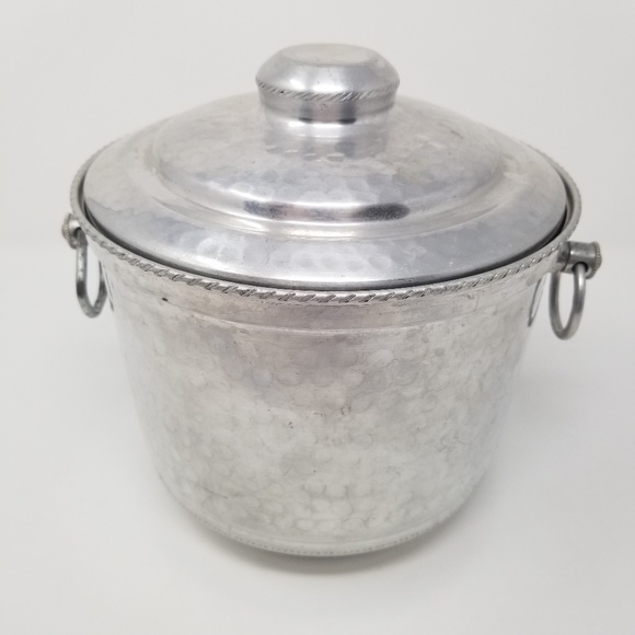 Vintage Other - Vintage Mid-Century Modern Aluminum Ice Bucket